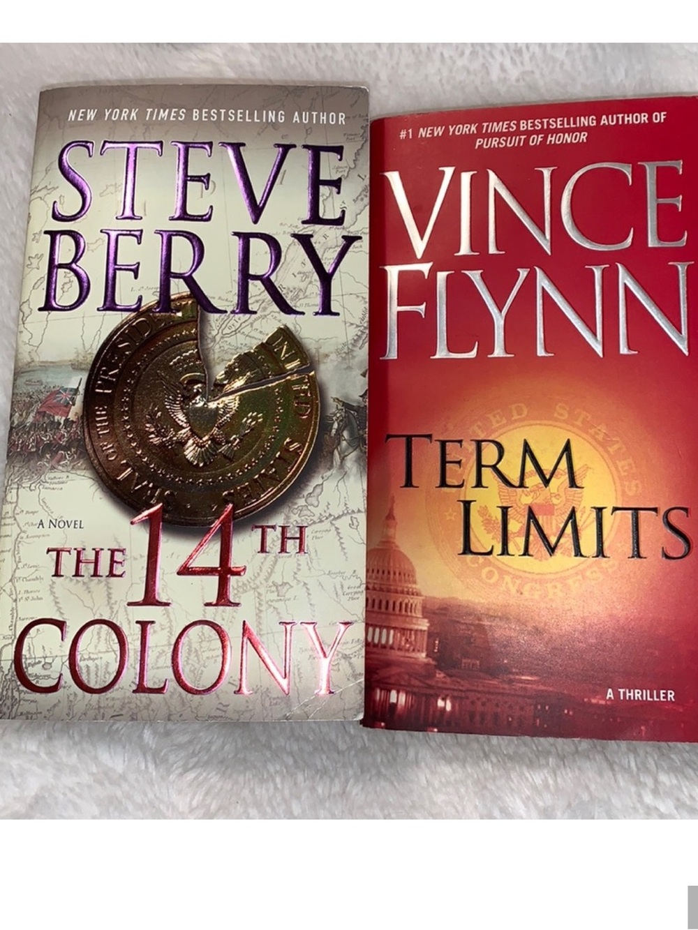 Political thriller set of 2 novels